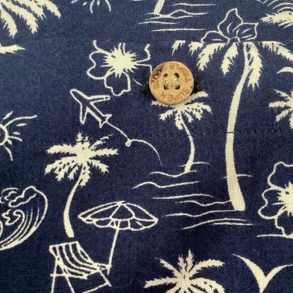 Super Triple Goose XXL Button-Up Shirt Bundle, Tropical Dad Energy, Resortwear - Picture 13 of 15